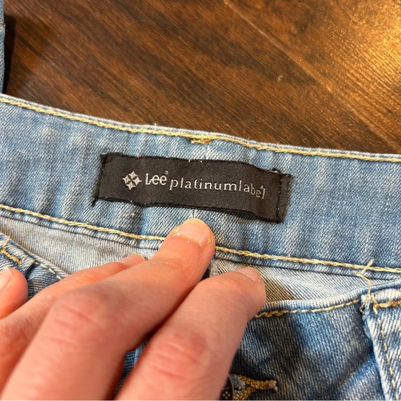 [Lee Platinum Label] Light Blue Denim Bootcut Jeans - Picture 3 of 8